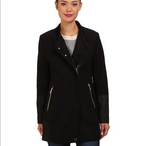 Sam Edelman Black Coat with Gold Accents